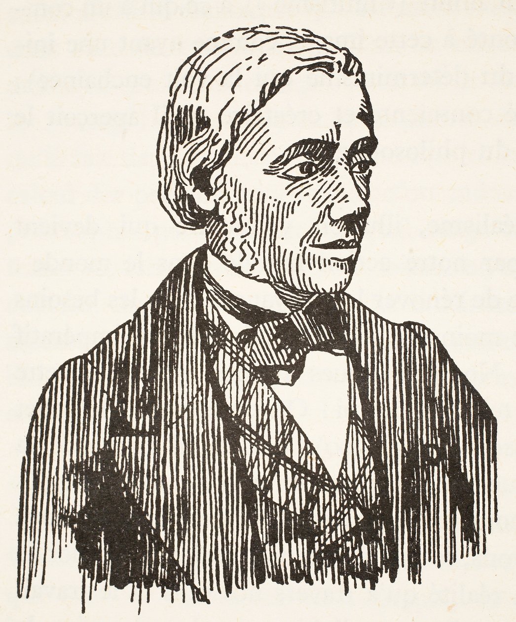 Felix Ravaisson, copia di Boris Mestchersky, illustrazione da Histoire de la Nation Francaise, Sciences, Volumi I & II, di Gabriel Hanotaux, 1924 da French School