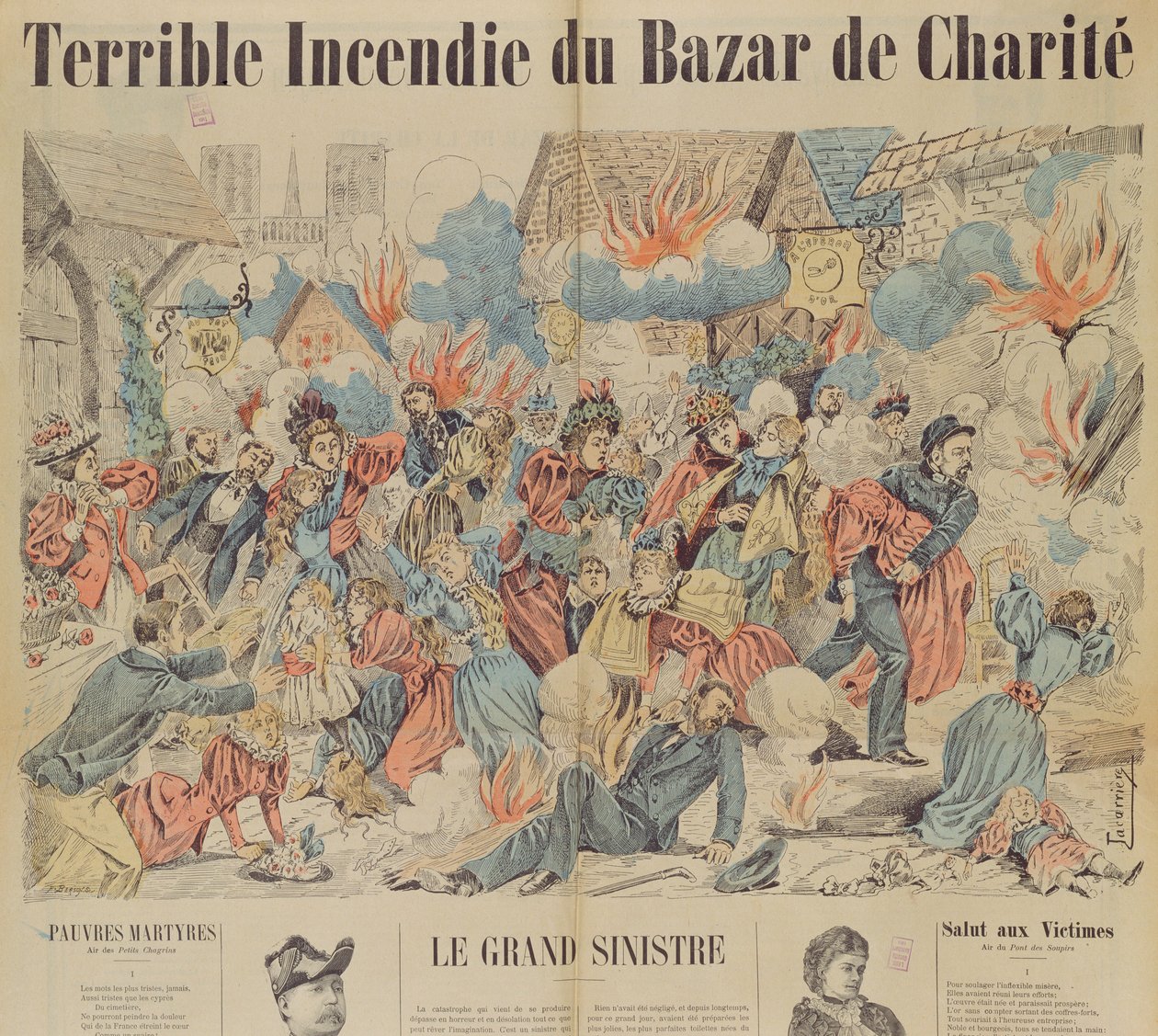 Incendio al Bazar de la Charite, 4 maggio 1897 da French School