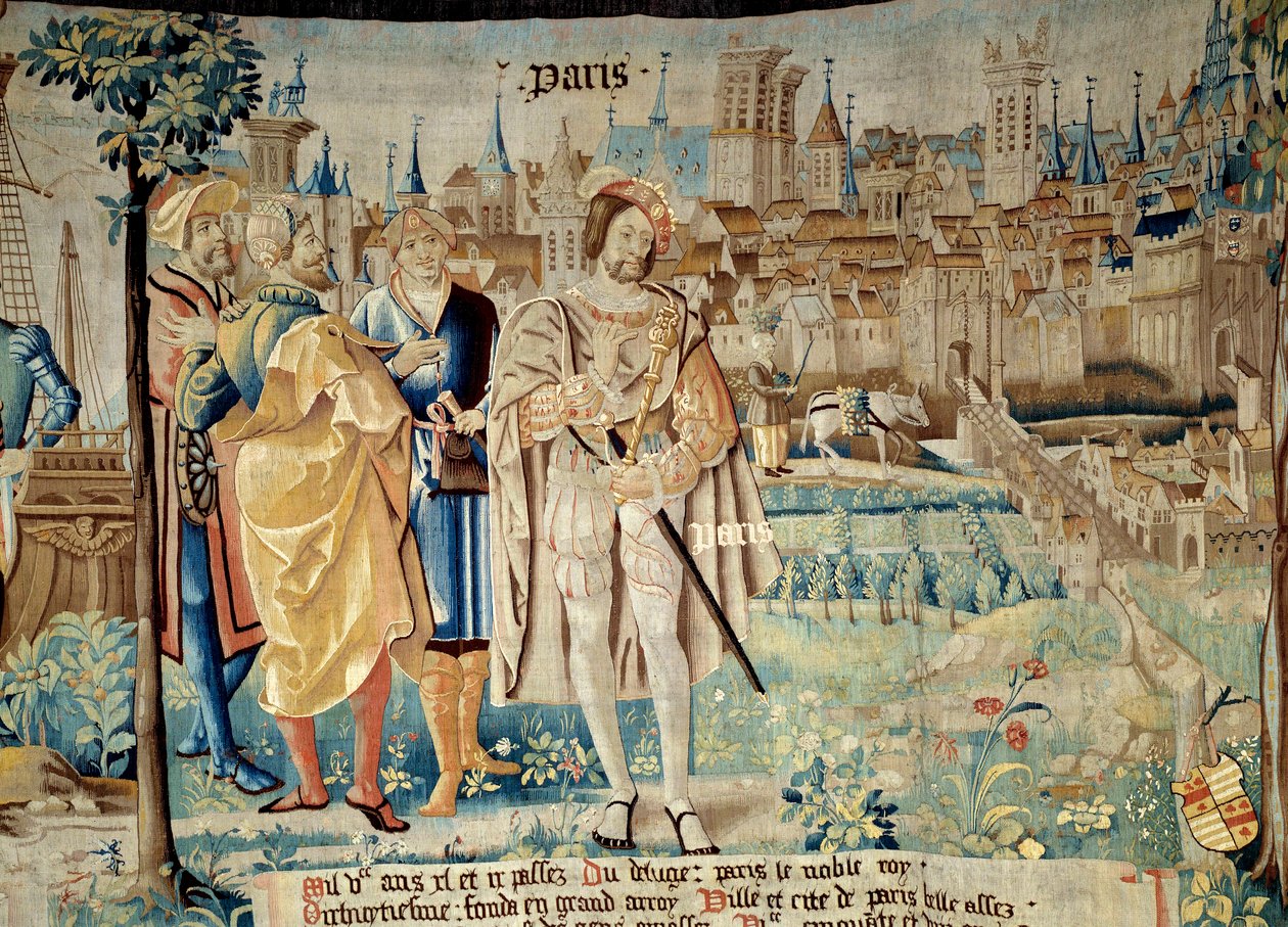 Fondazione della città di Parigi. Il re Francesco I (1494-1547) decise di stabilire la sua capitale permanente a Parigi al suo ritorno dalla prigionia nel 1527 da French School