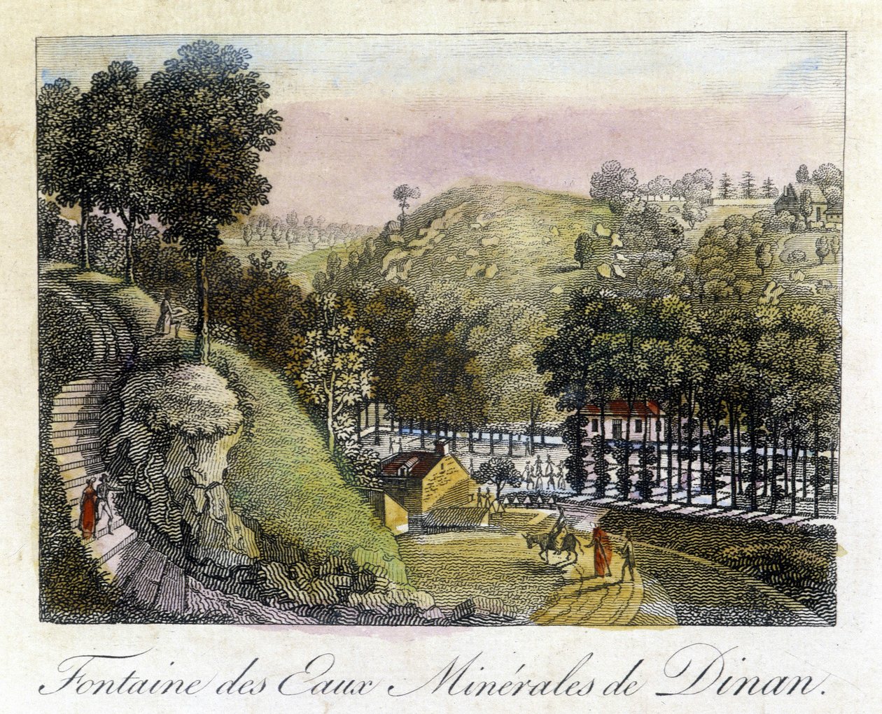 Fontana delle acque minerali di Dinan da French School
