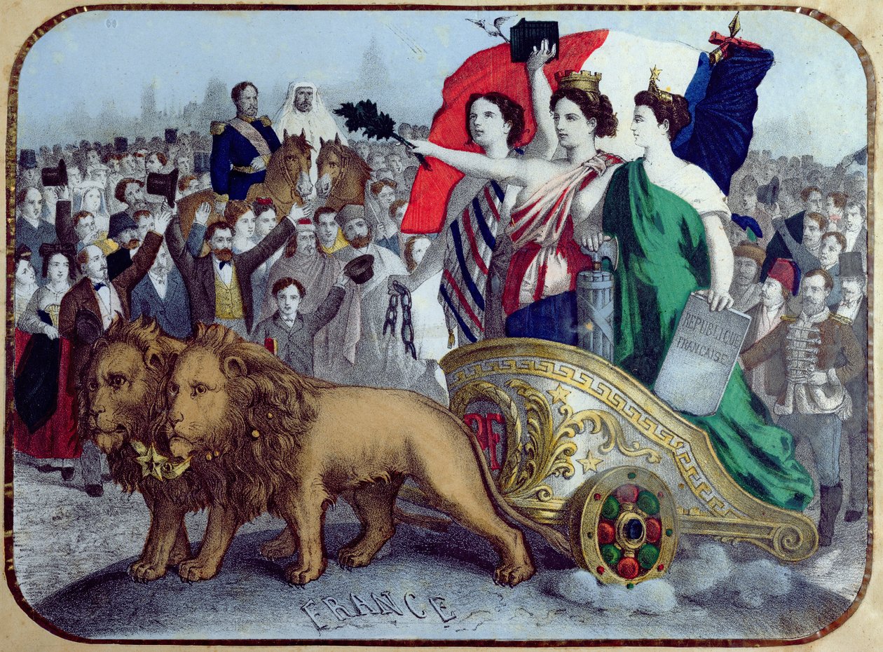 La Francia proclama la Libertà, 1848 da French School