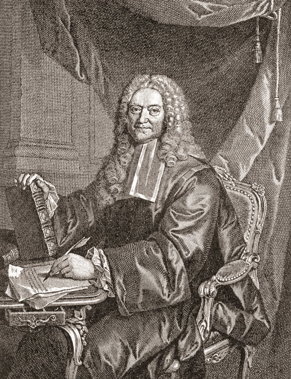 François Chicoyneau, 1672 - 1752. Medico francese e capo medico del re Luigi XV. Da Les Heures Libres pubblicato nel 1908 da French School