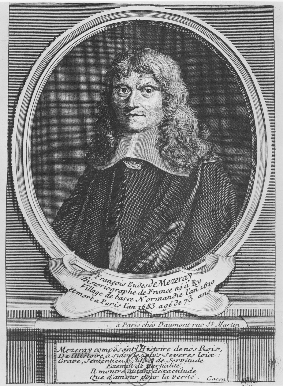 François Eudes de Mézeray (incisione) da French School