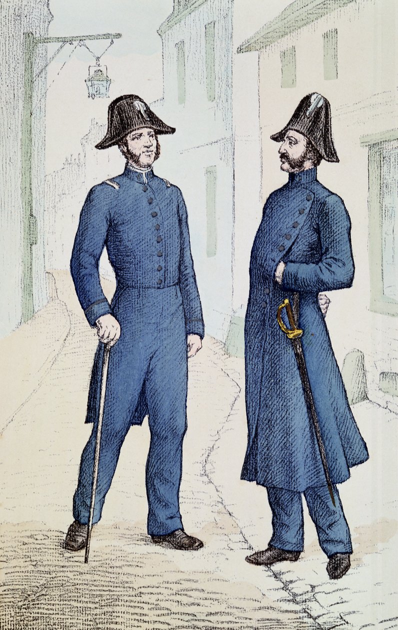 Poliziotti francesi c.1829-30 da French School
