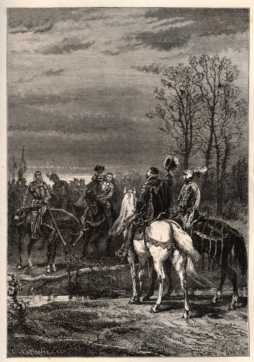 Guerre di religione francesi - ottobre 1569 Guerra di religione - I colloqui che precedono la battaglia di Moncontour (Enrico, Duca d