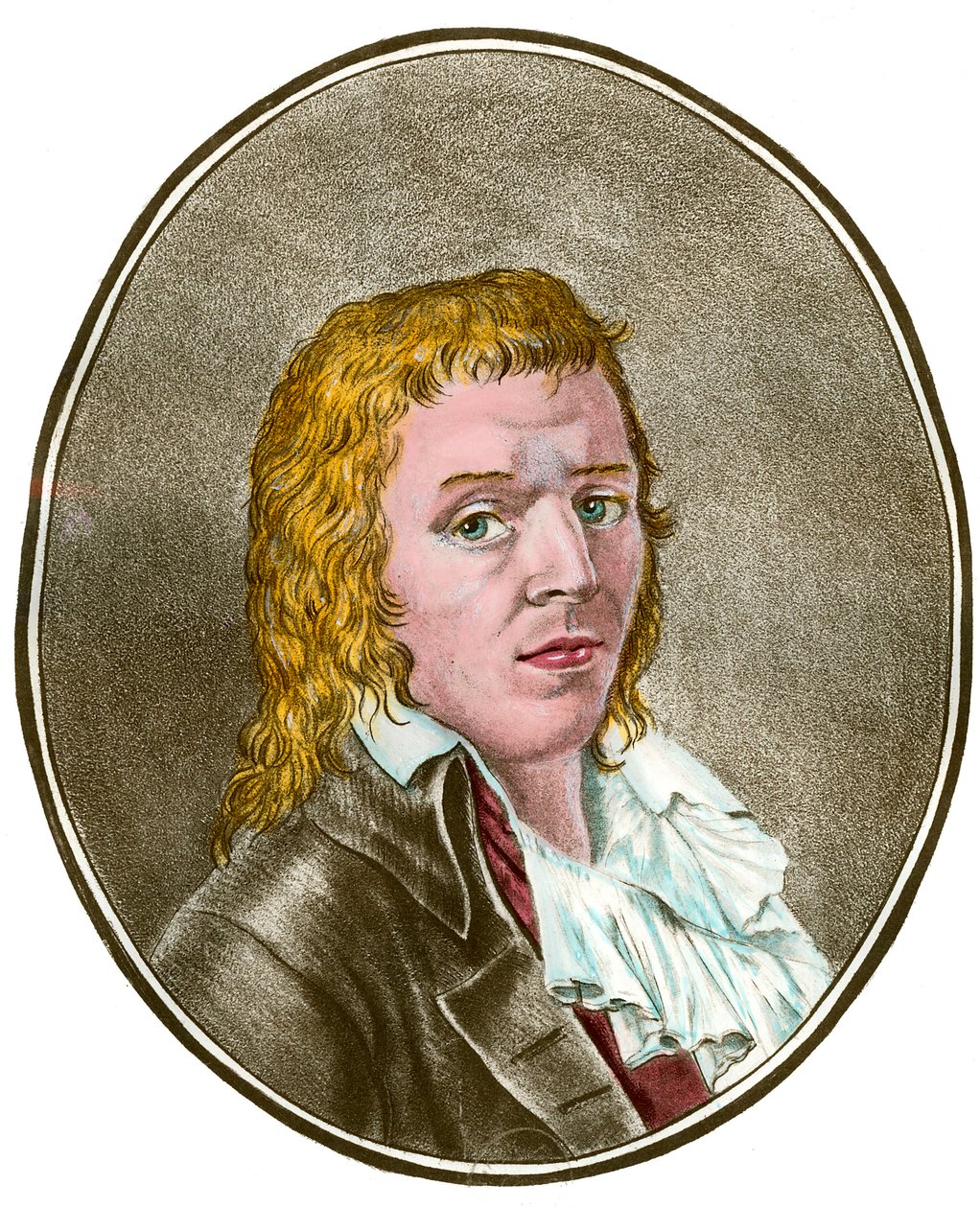 Ritratto di Francois Babeuf detto Gracchus (1760-1797) rivoluzionario da French School