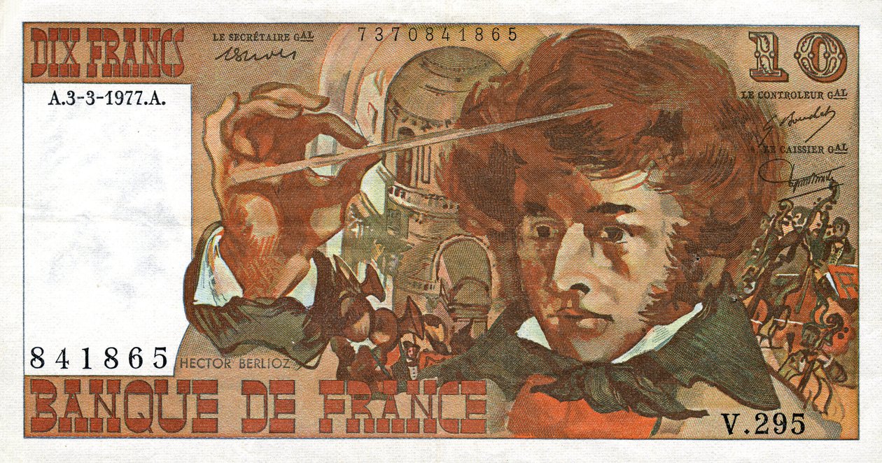 Banconota francese con l