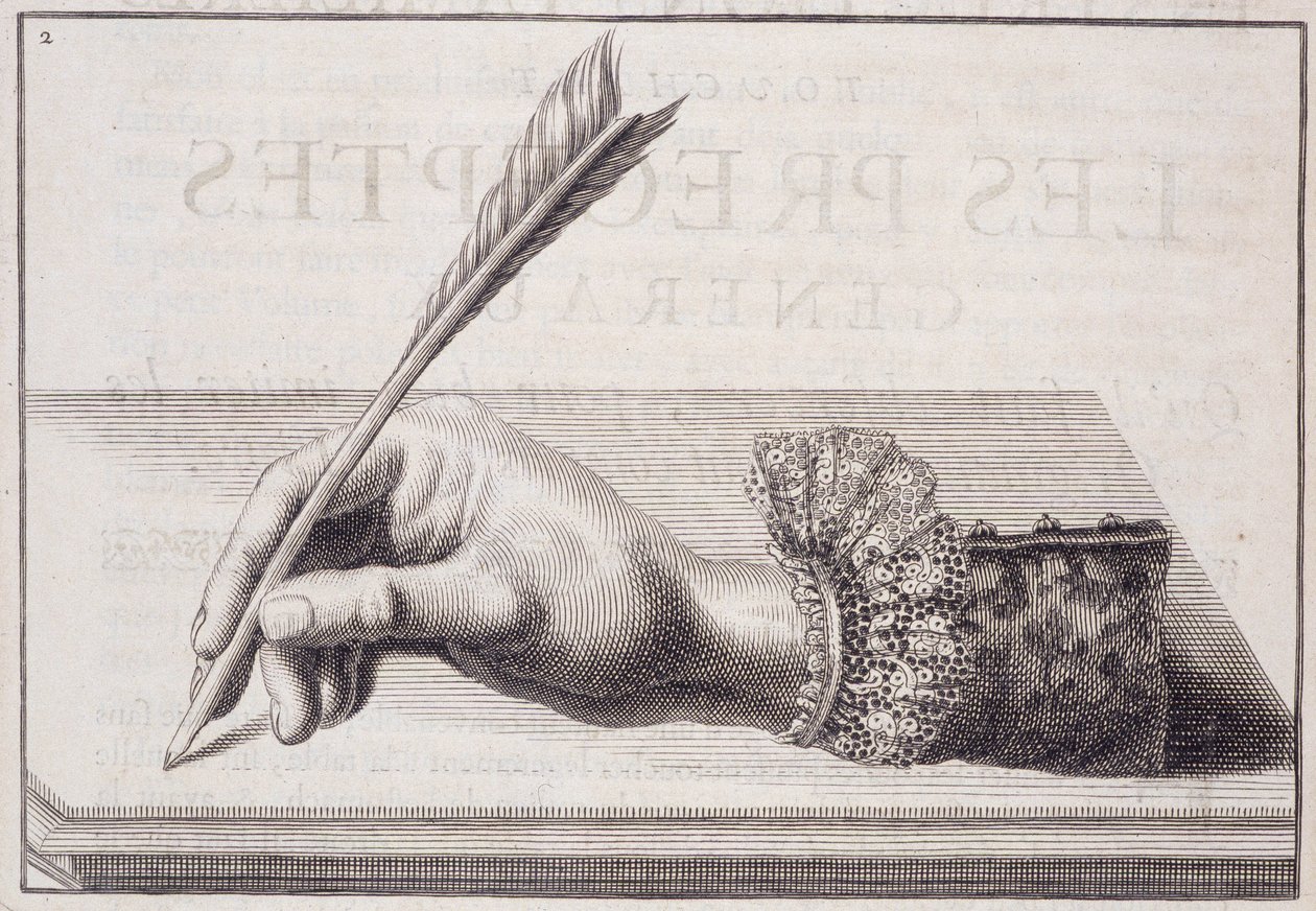 Calligrafia francese: “L