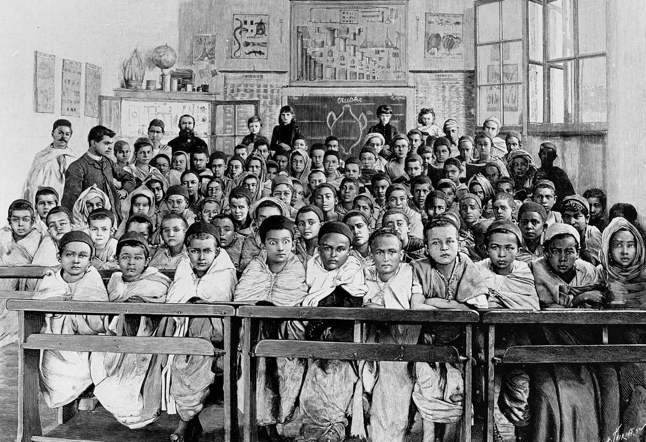 Scuola francese in Cabilia, 1891 da French School
