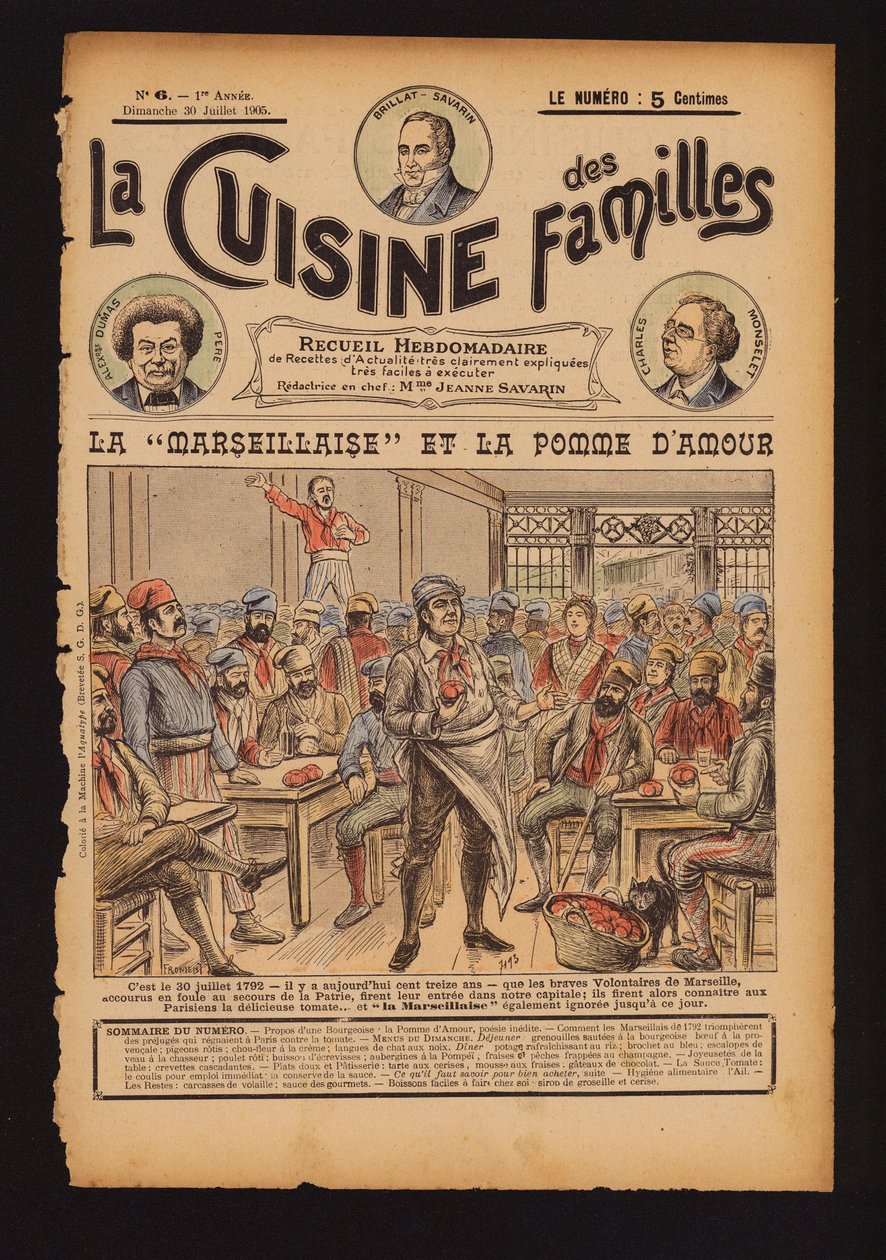 Pomodori freschi e il canto della Marsigliese, Rivoluzione Francese da French School