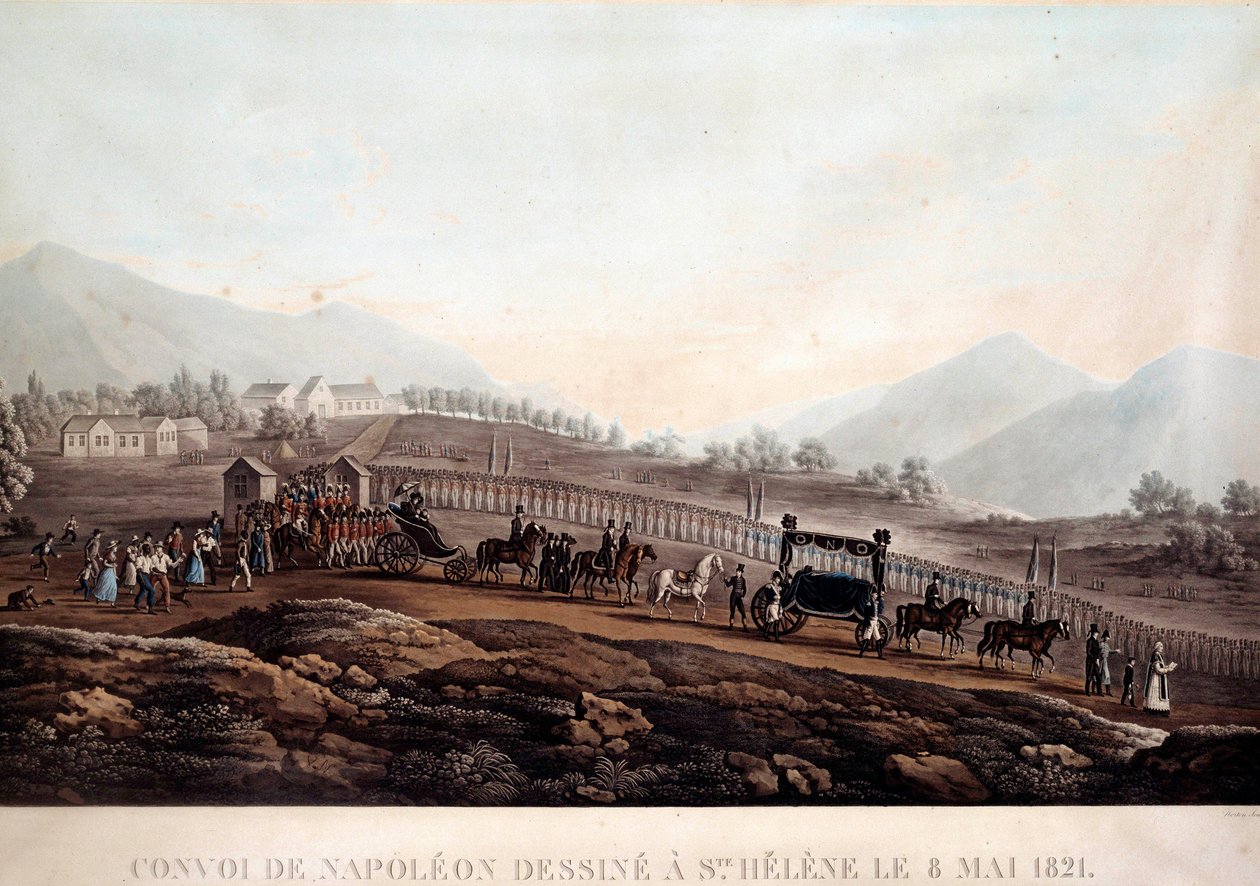 Convoglio funebre di Napoleone I (1769-1821) a Sant