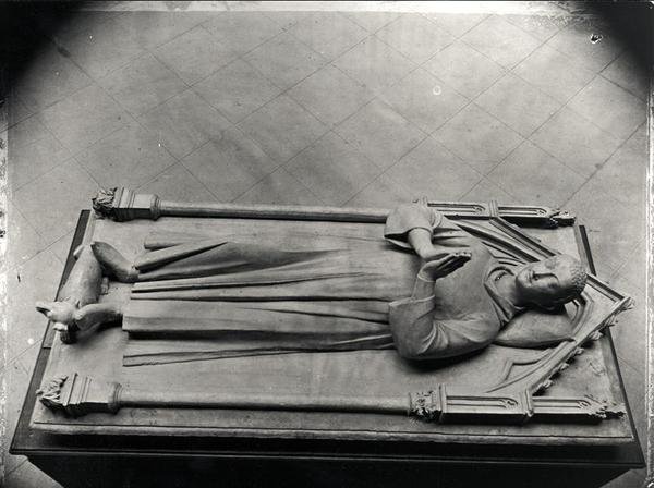 Statua funeraria di Luigi di Francia (1243-60), figlio maggiore di San Luigi, dall