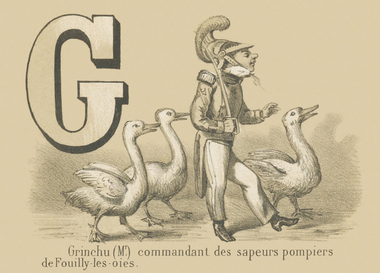 Grinchu (Sig.) comandante dei pompieri di Fouilly-les-Oies da French School