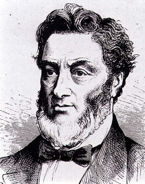 Gabriel-Claude-Jules Favre (1809-1880) politico francese (incisione) da French School