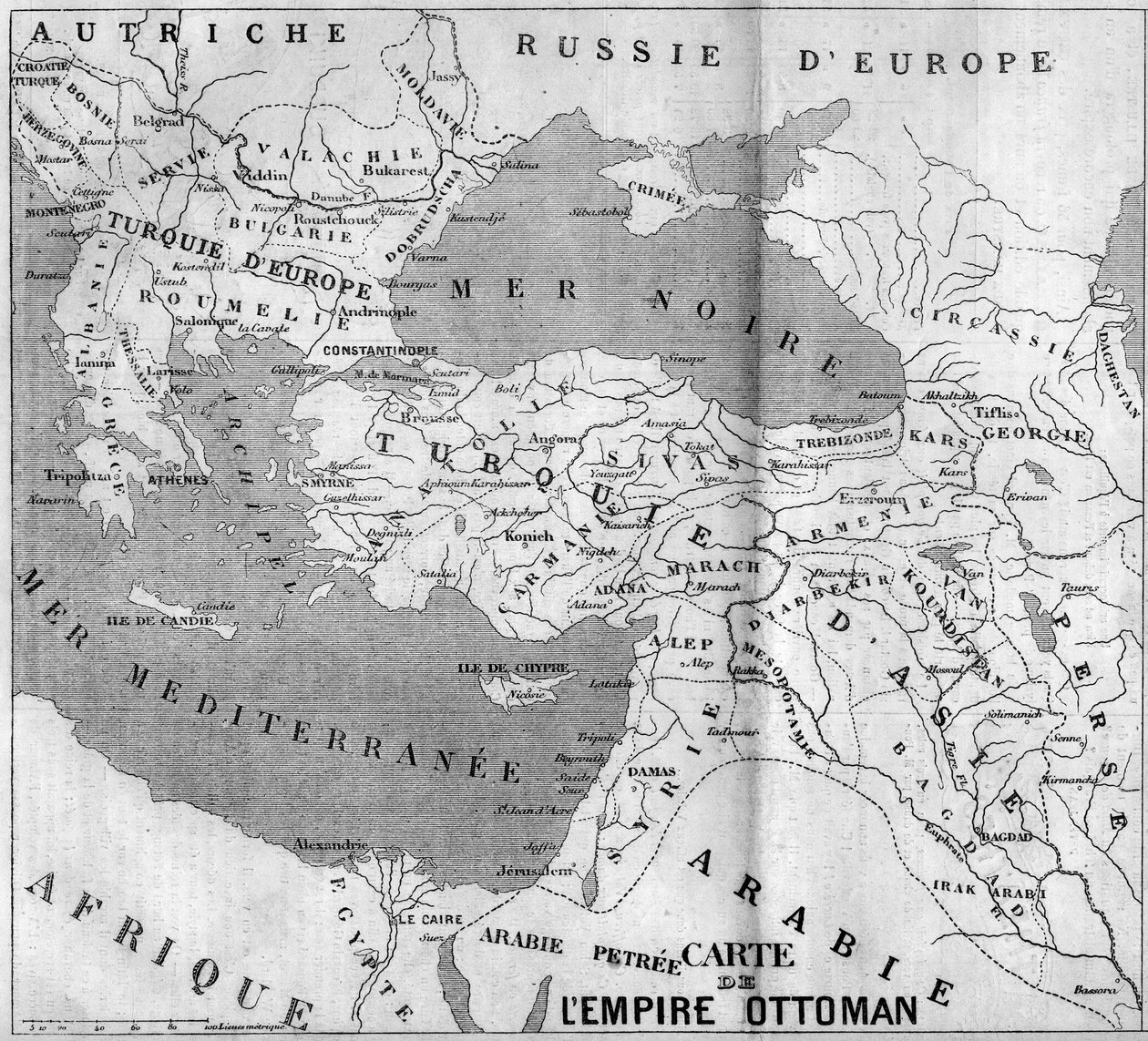 Carta geografica dell