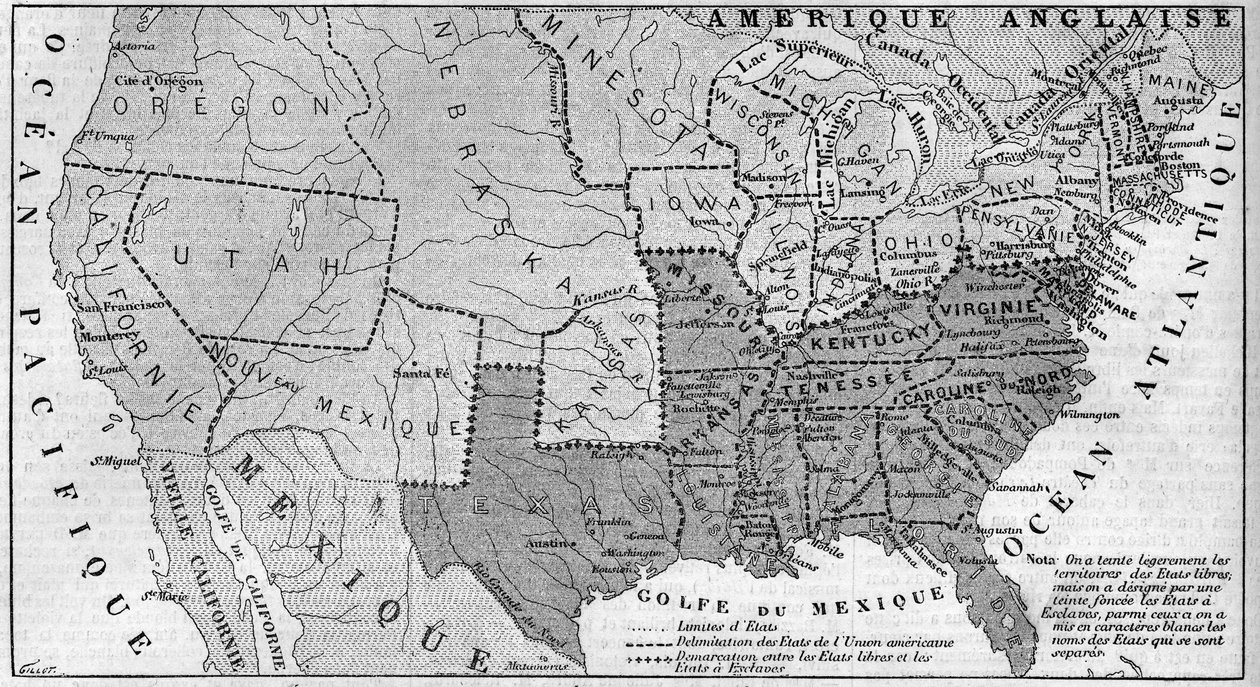 Carta geografica degli Stati Uniti d