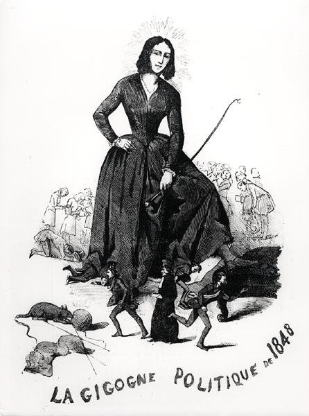 George Sand, la cicogna politica, da 