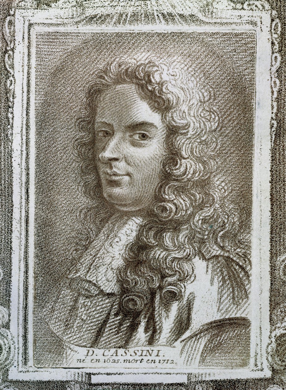 Giovanni Domenico Cassini (1625-1712), illustrazione da Histoire des Mathématiciens di Alexandre Saverien (1720-1805), pubblicato a Parigi nel 1766 da French School
