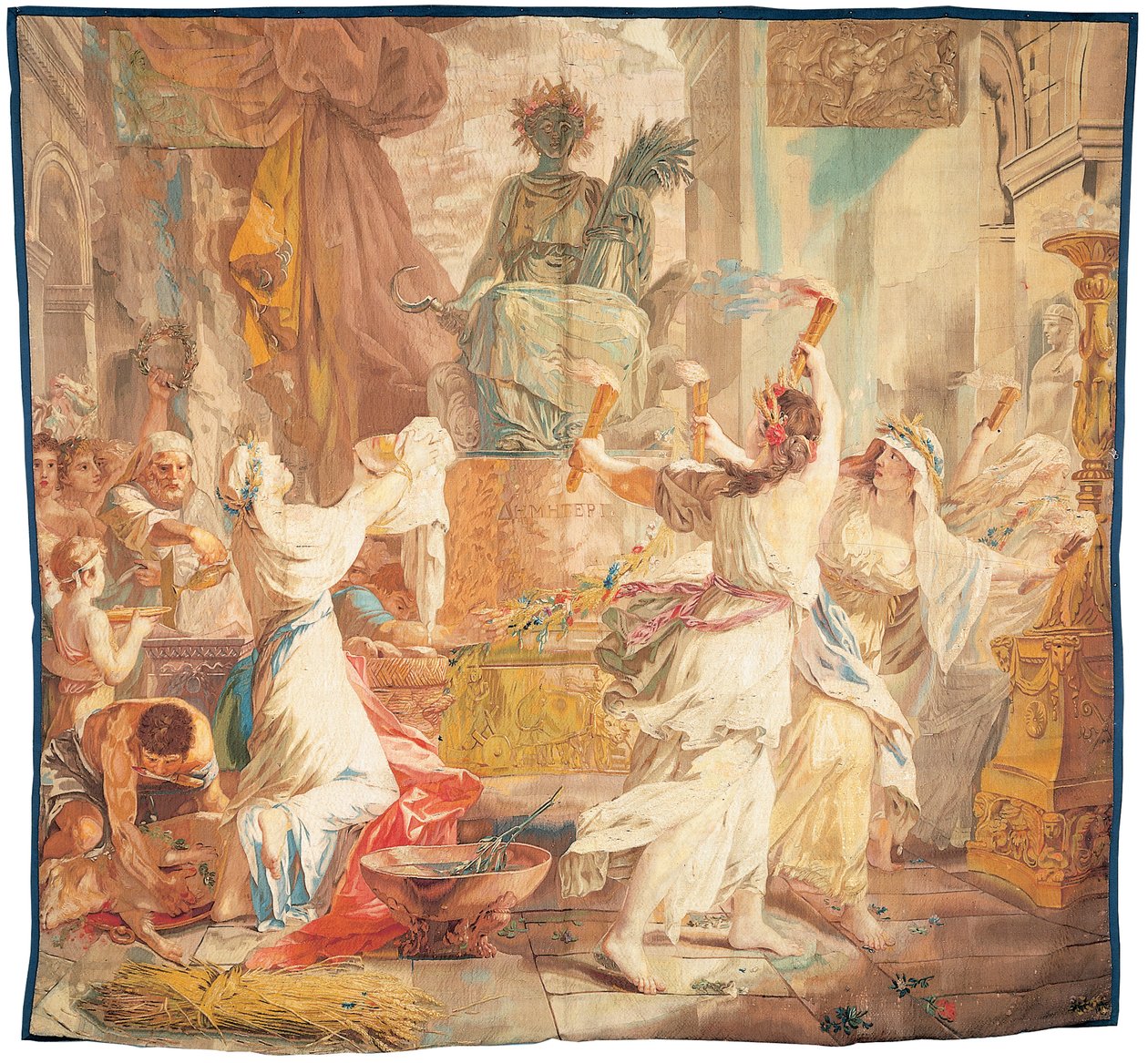 Arazzo dei Gobelins noto come "Estate" o "Le feste di Cerere" da French School