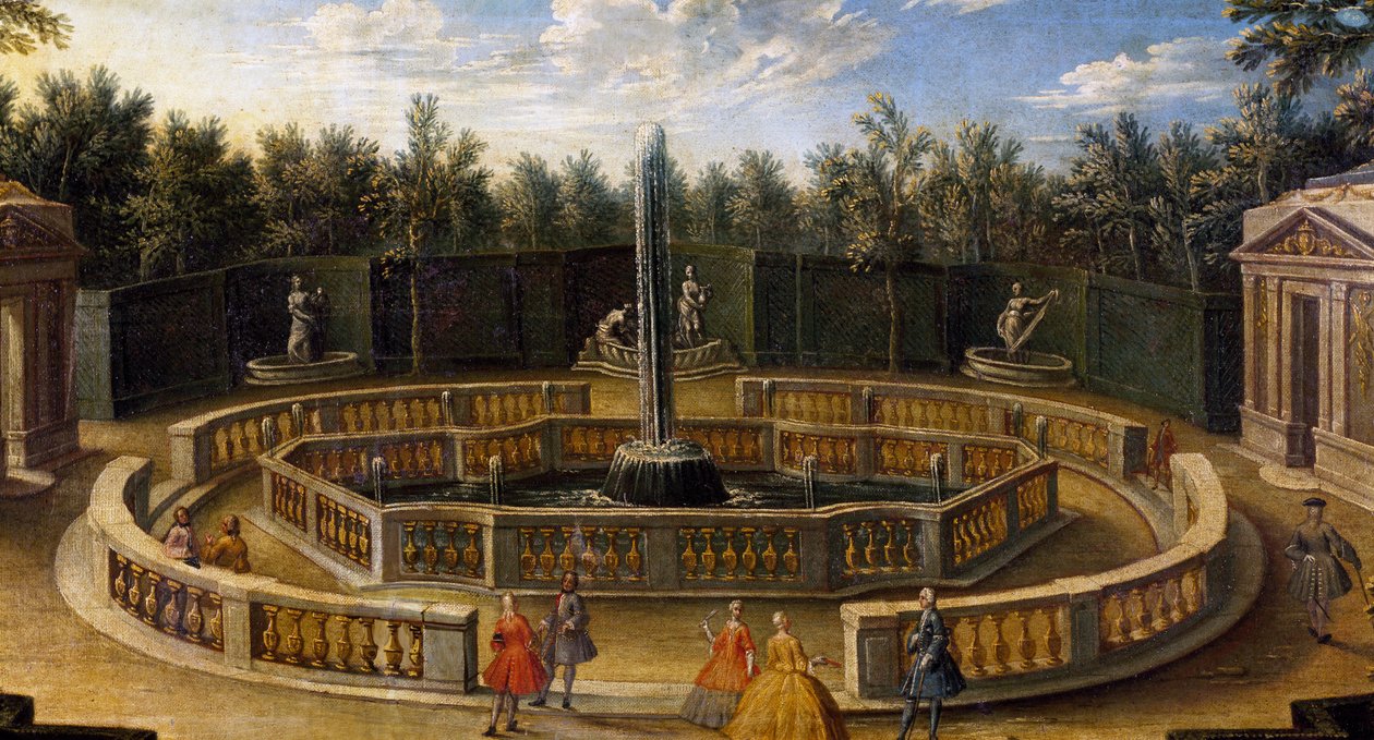 Boschetto delle Cupole a Versailles da French School