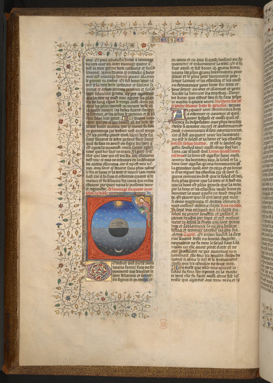 Guyart des Moulins, Bibbia storica (Bible hystoriaulx), c.1415 (manoscritto) da French School