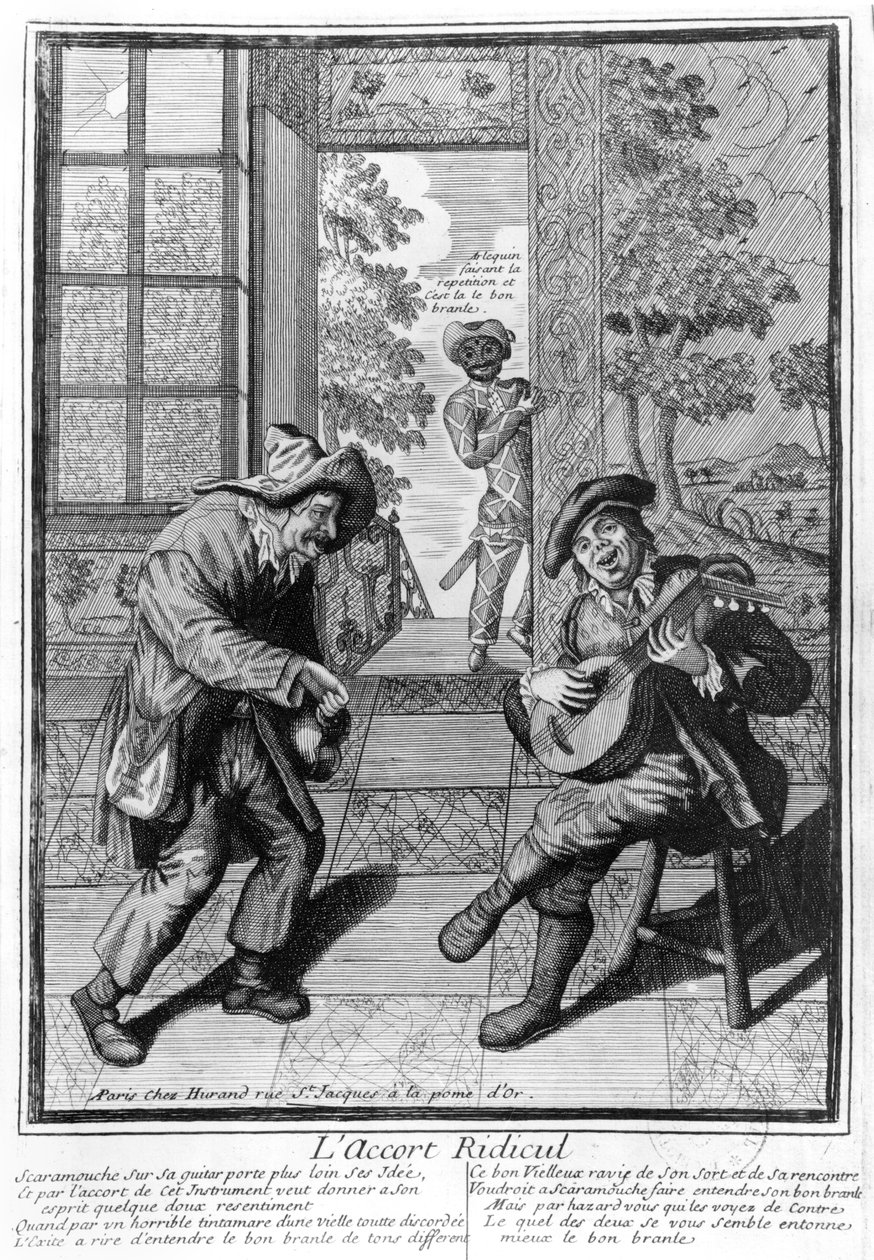 Arlecchino e Scaramuccia da French School