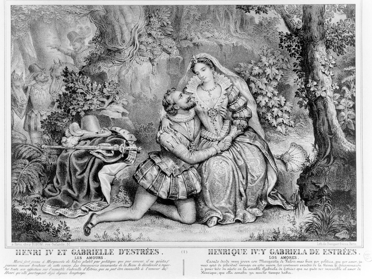 Enrico IV, re di Francia e Gabrielle d