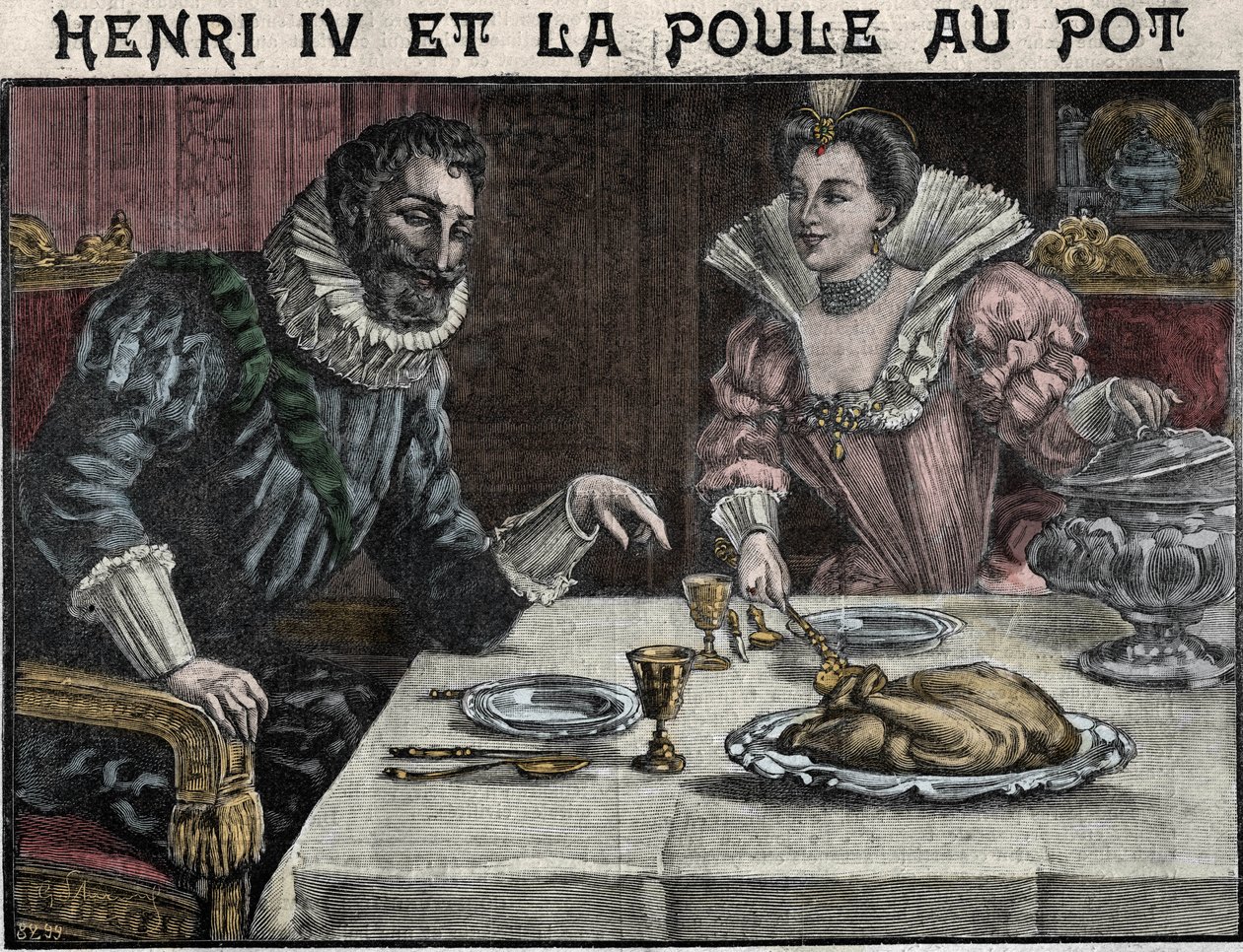 Enrico IV e il pollo nella pentola: Gabrielle d