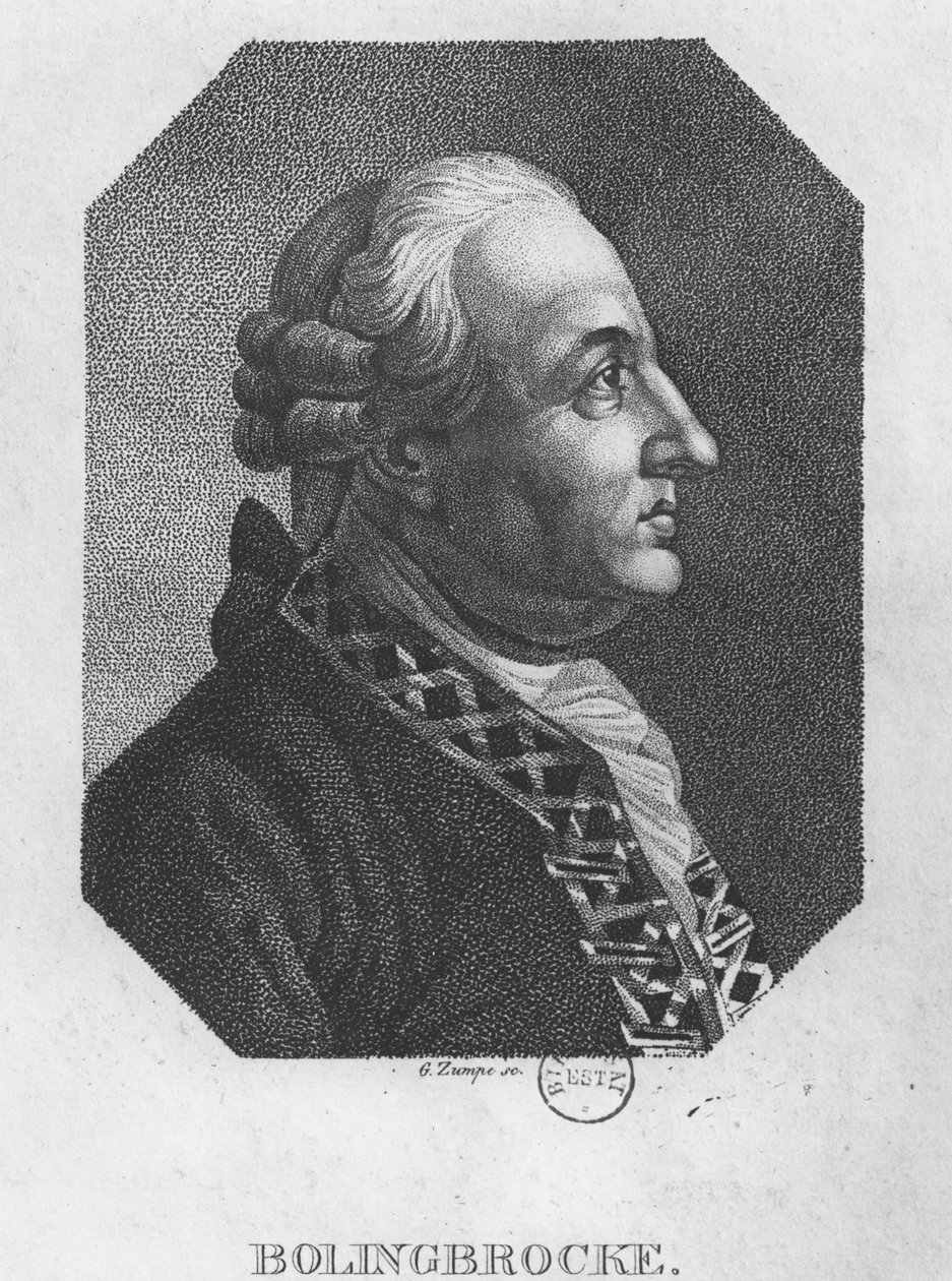 Henry St John, Lord Bolingbroke (incisione) da French School