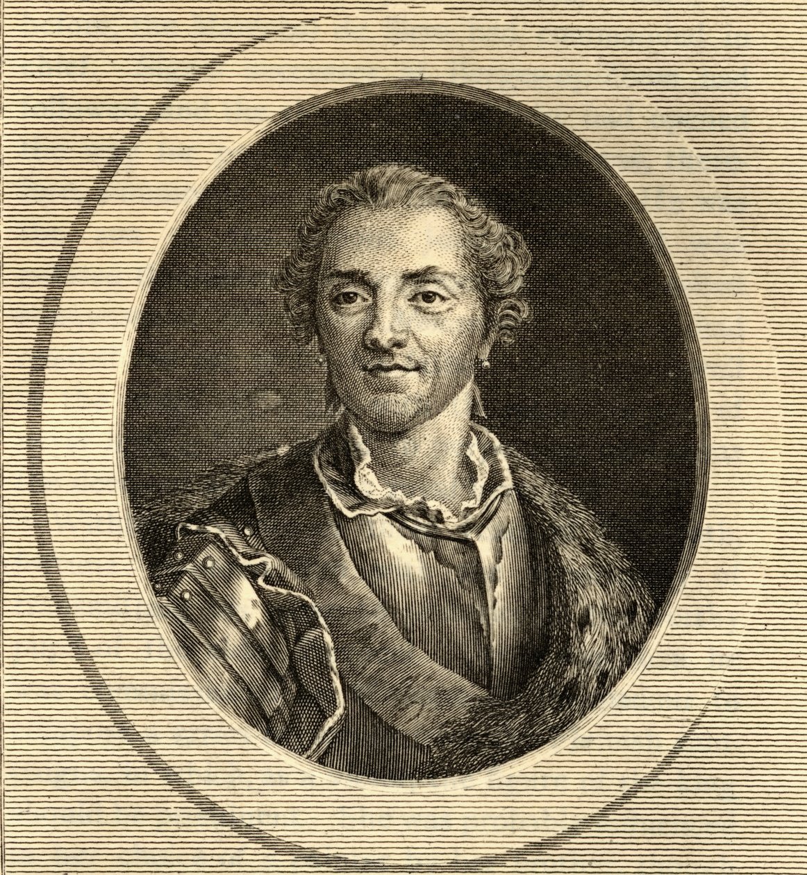 Hermann Maurice (1696-1750) Conte di Sassonia da French School