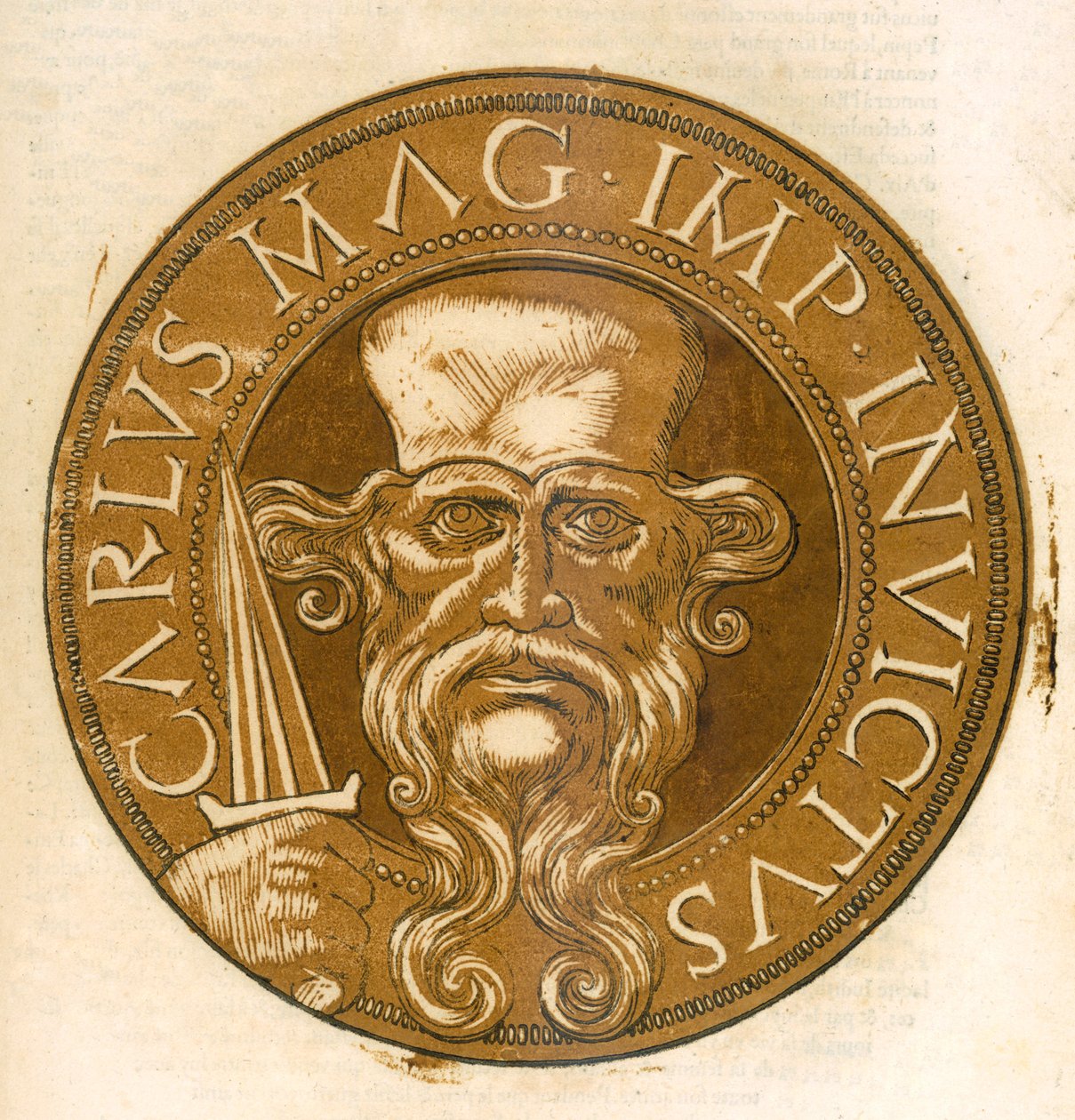 Imperatore del Sacro Romano Impero Carlo Magno da French School