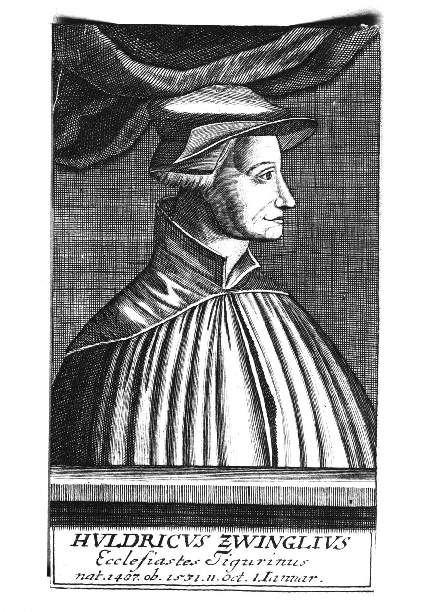 Huldrych Zwingli (1484-1531) da French School