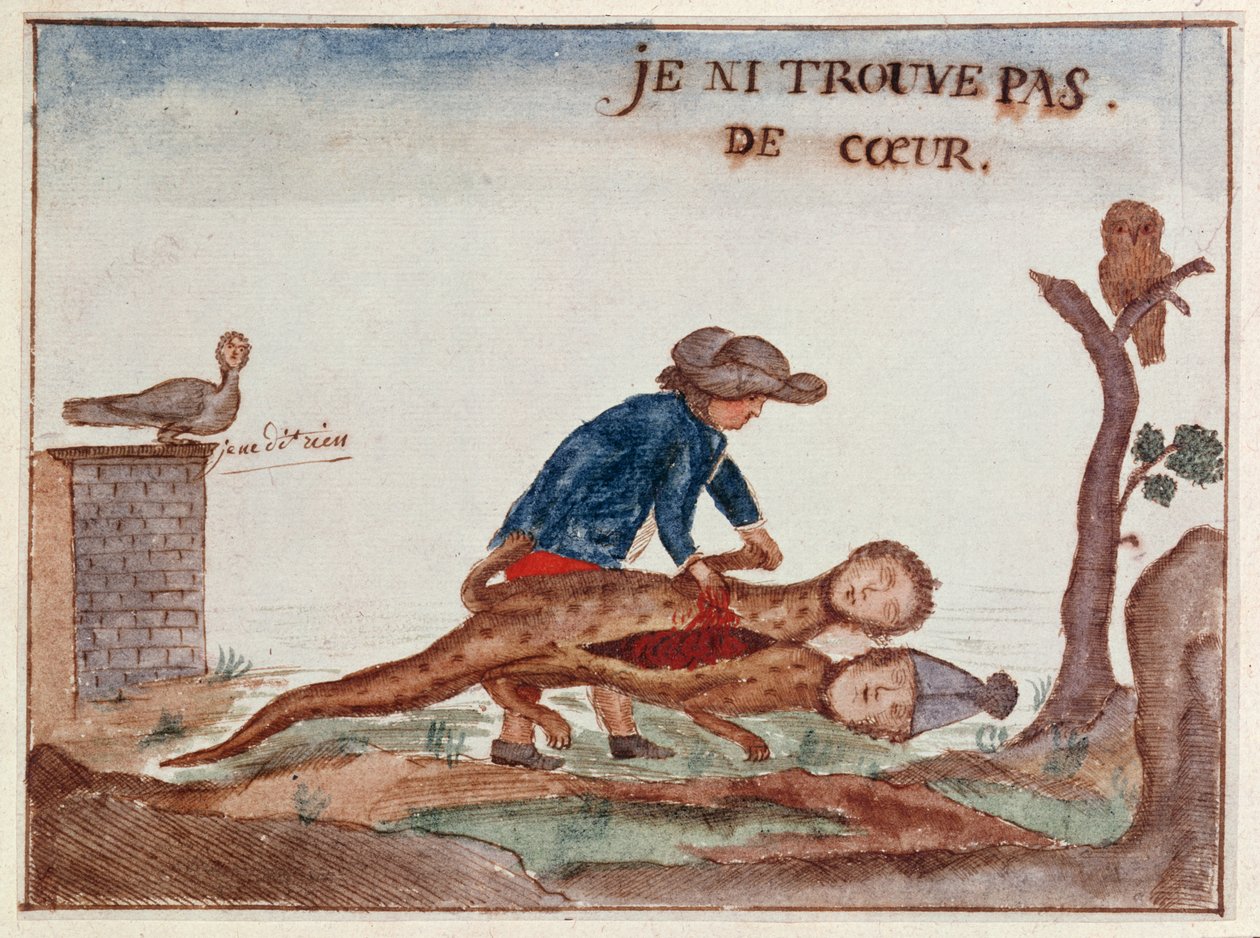 Non riesco a trovare alcun cuore, 1789 da French School