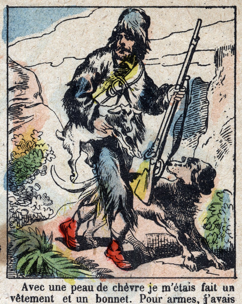 Illustrazione per il libro di Daniel Defoe 