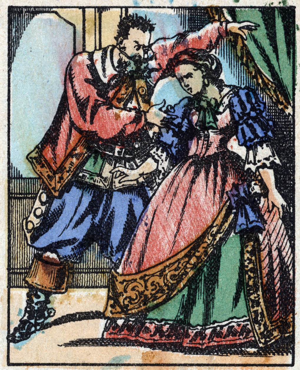 Illustrazione per “Barbablù”. da French School