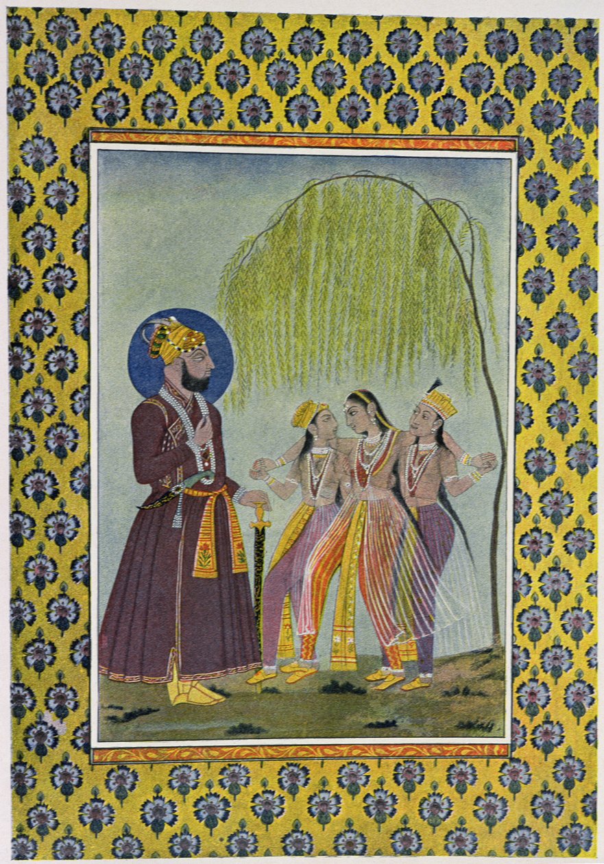 Illustrazione per Le Mille e una Notte, 1895 (incisione a colori) da French School
