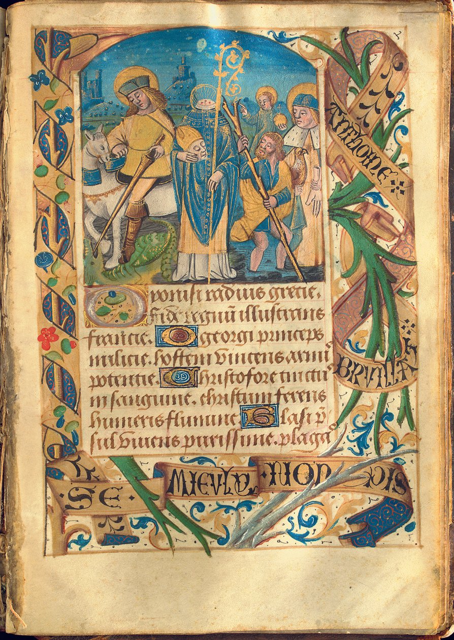 Illustrazione da "Libro delle Ore, Uso di Roma", c.1480 da French School