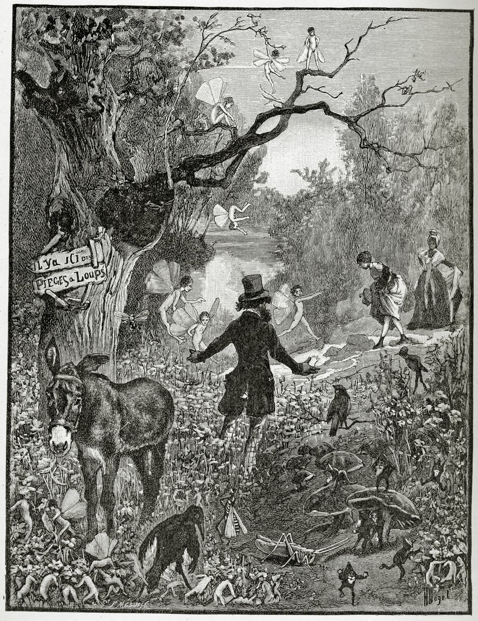 Illustrazione da Théâtre en liberté da French School