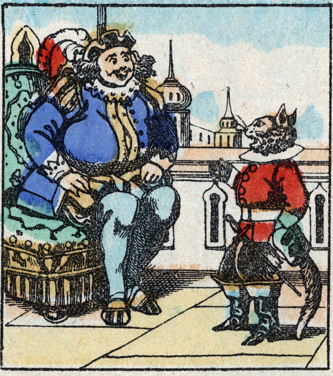 Illustrazione del racconto di Charles Perrault 