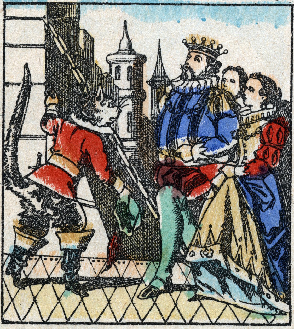 Illustrazione del racconto di Charles Perrault 