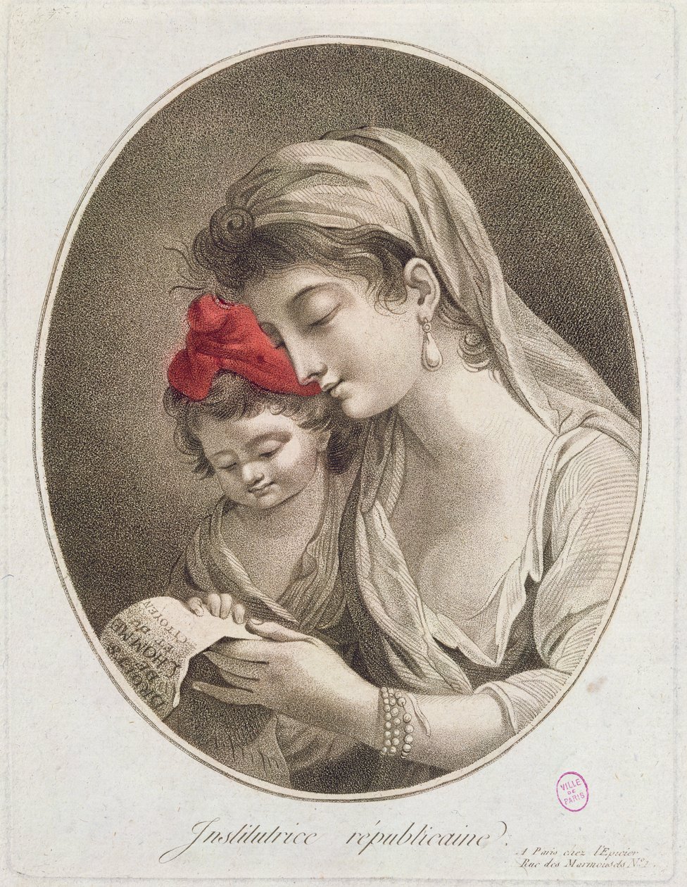Institutrice Repubblicana, c.1789 da French School