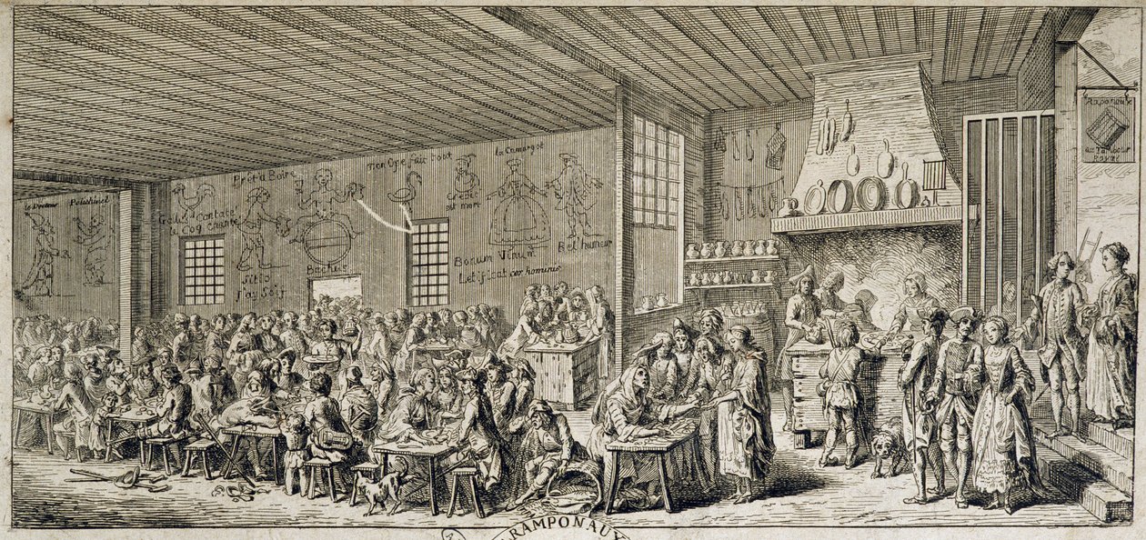 Interno di un cabaret 