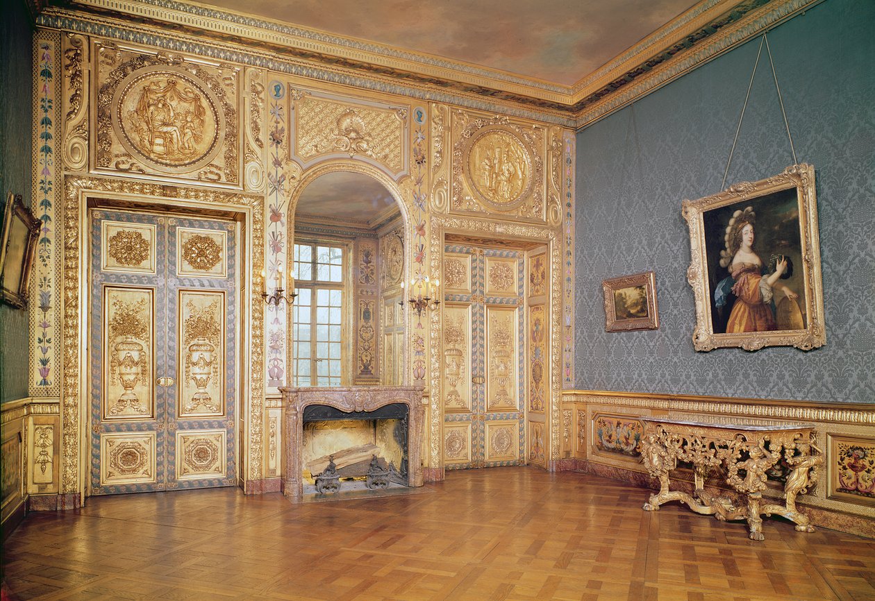 Veduta interna del Petit Salon, c.1660 da French School