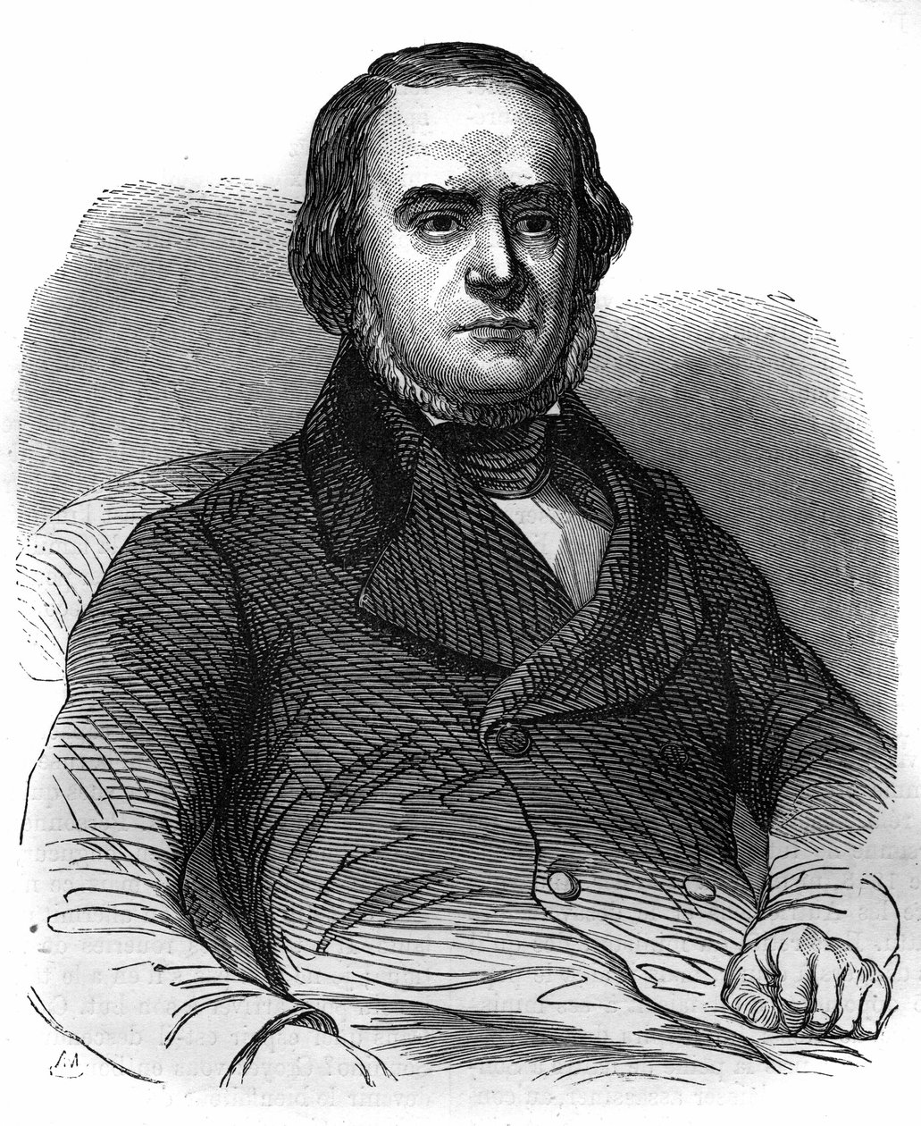 Movimento Nazionale Italiano: Daniele Manin (1804-1857), proclama la Repubblica di Venezia (1848). Incisione in "Storia dei papi-re-regine-imperatori attraverso i secoli" di Maurice Lachatre da French School