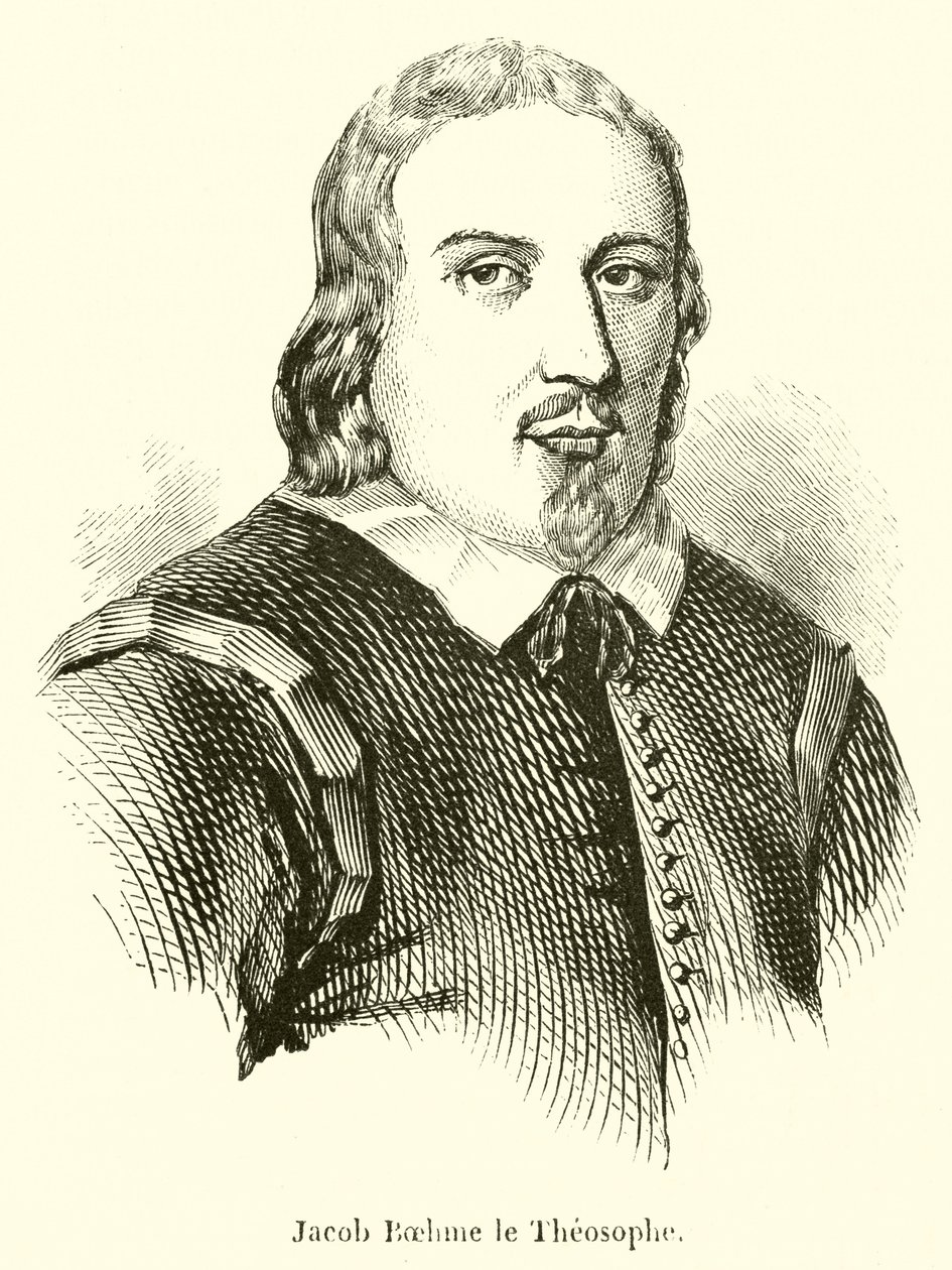 Jacob Boehme il teosofo (incisione) da French School