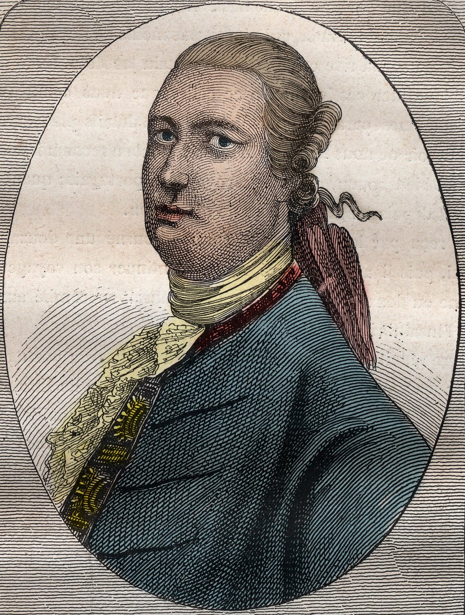 James Bruce, viaggiatore e scrittore di viaggi scozzese (1730-1794) - James Bruce diplomatico, esploratore e geografo scozzese (1730-1794) - illustrazione tratta da "I grandi marinai del XVIII secolo" da French School