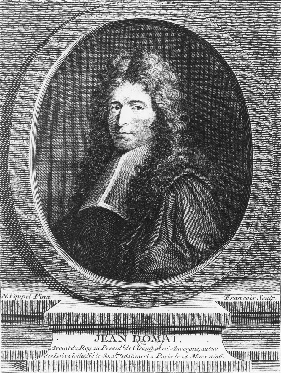 Jean Domat (incisione) da French School