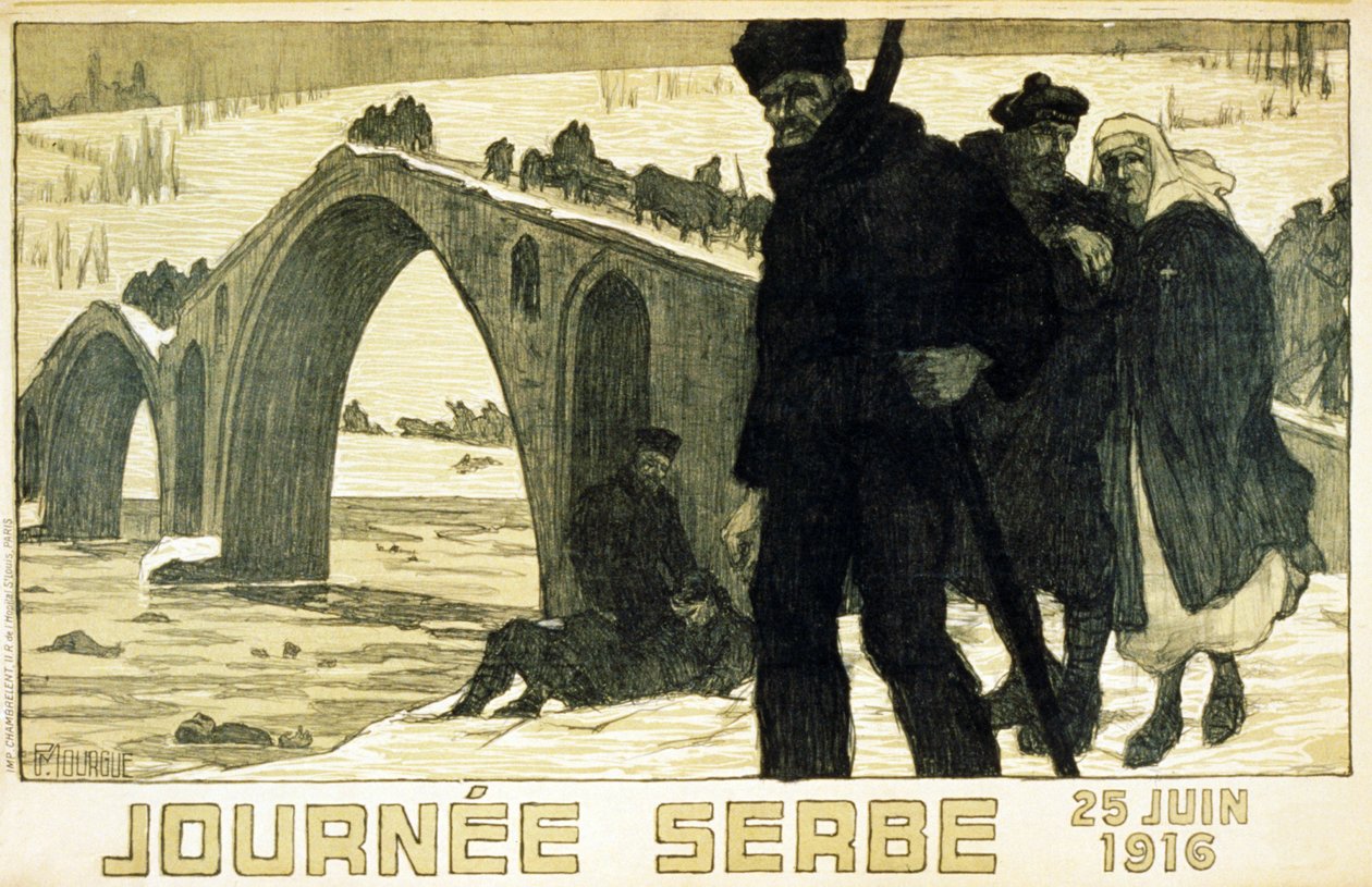 Journée Serbe. 25 Giugno 1916 da French School