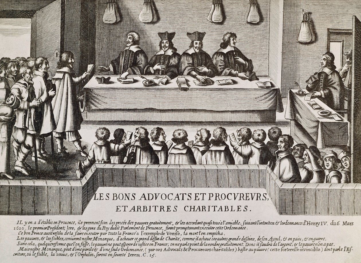 Giustizia durante il regno di Enrico IV da French School
