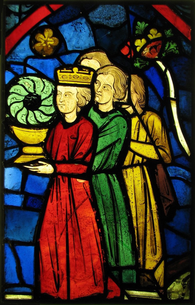 Re Luigi IX che porta la Corona di Spine, c.1245-48 da French School